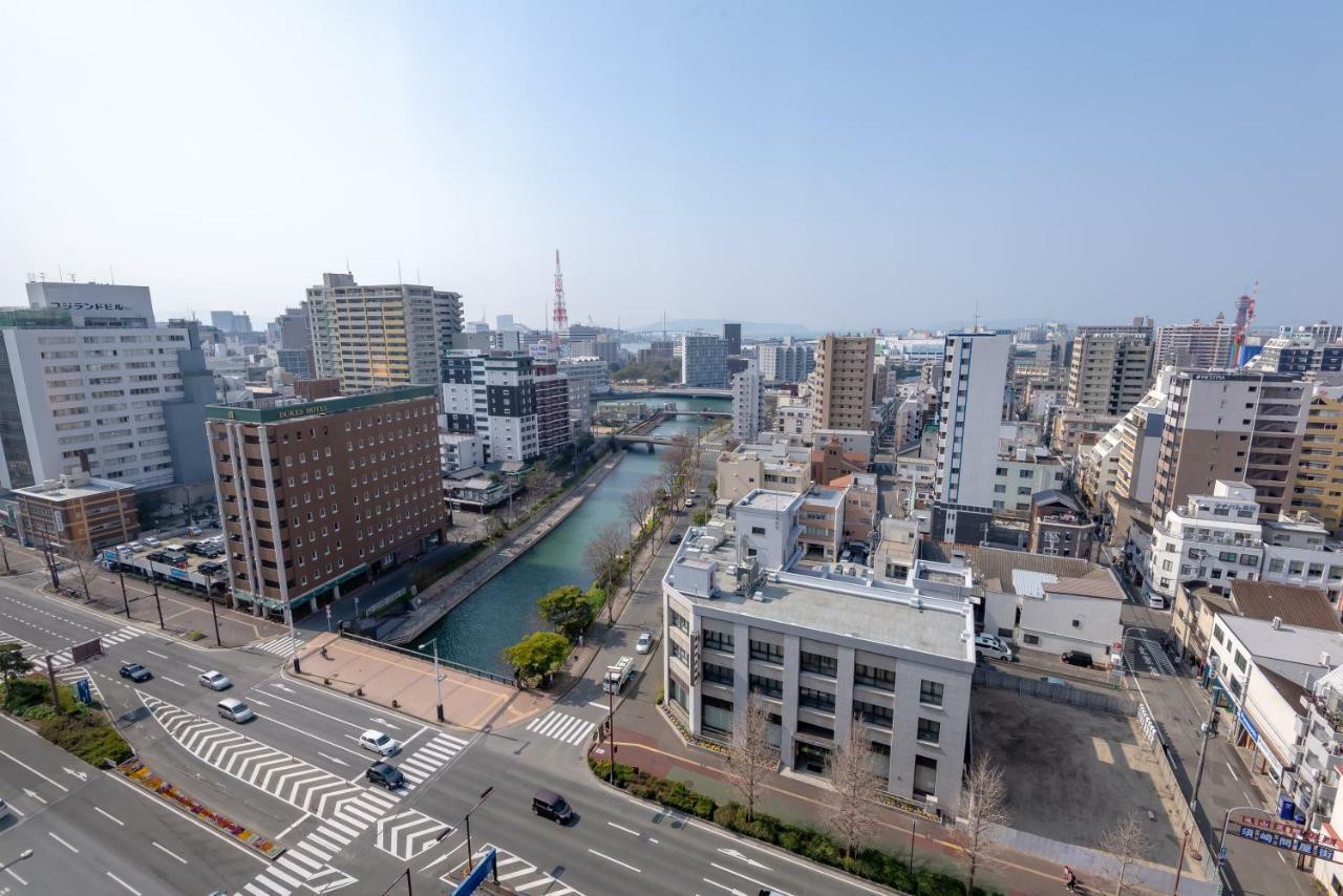 Hotel Okura Fukuoka Фукуока Экстерьер фото View of the river in Nagoya